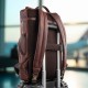 Plecak skórzany miejski do pracy premium na laptopa koniakowy Paolo Peruzzi AY-31-CG
