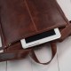 Plecak roll top skórzany vintage na laptopa miejski koniakowy Paolo Peruzzi AY-32-CG