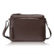 Torebka damska na ramię skórzana brązowa klasyczna miejska pojemna Paolo Peruzzi AY-22-BRS