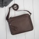 Torebka damska na ramię skórzana brązowa klasyczna miejska pojemna Paolo Peruzzi AY-22-BRS