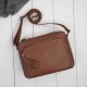 Torebka damska na ramię skórzana koniakowa klasyczna miejska pojemna Paolo Peruzzi AY-22-CGS