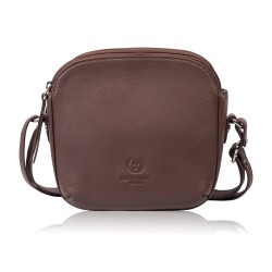 Mała torebka damska skórzana na ramię crossbody modna letnia Paolo Peruzzi AY-25-BR