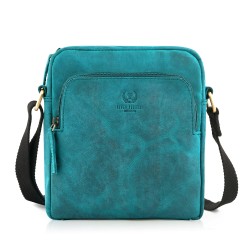 ZIELONA LISTONOSZKA VINTAGE DAMSKA PAOLO PERUZZI T-63-GR