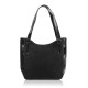 Women's large leather shoulder bag Paolo Peruzzi Z-09-BL