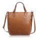 Women's large leather shoulder bag Paolo Peruzzi Z-09-BR