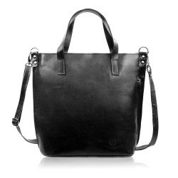 Geantă de umăr mare din piele pentru femei Paolo Peruzzi Z-09-BR