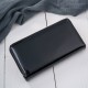 Portfel damski skórzany duży lakierowany czarny poziomy z RFID SP-25-BL