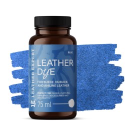 Vopsea pentru piele de căprioară, nubuc, negru anilină 75ml Leather Expert Leather Dye LE-21-D75BL