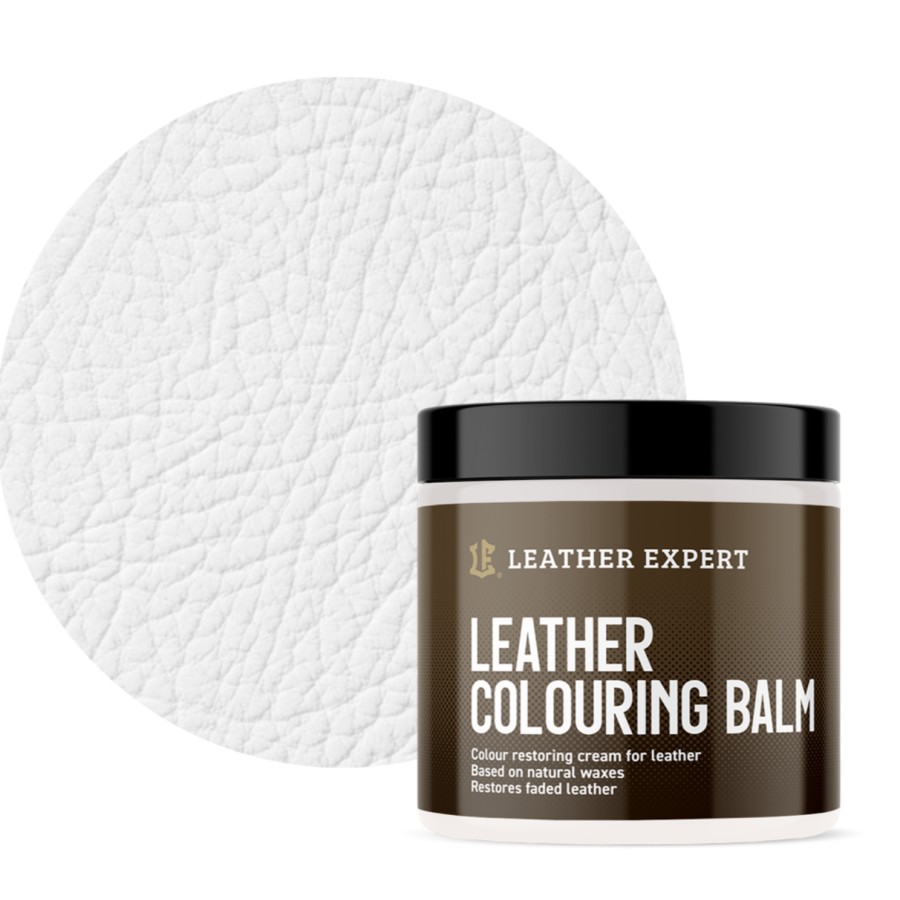 Balsam koloryzujący do skóry biały 250ml Leather Expert LE-07-CB250WT