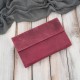 Dámská kožená peněženka červená velká vintage v horizontální orientaci s RFID Paolo Peruzzi T-134-HRD