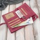 Dámská kožená peněženka červená velká vintage v horizontální orientaci s RFID Paolo Peruzzi T-134-HRD