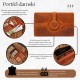 Dámská velká vintage hnědá kožená peněženka Paolo Peruzzi T-134-HBR