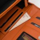 Portfel damski skórzany z RFID pomarańczowy duży Paolo Peruzzi SL-11-OR