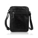 Saszetka męska skórzana czarna na ramię washed leather Paolo Peruzzi SL-03-CSBL