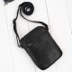 Saszetka męska skórzana czarna na ramię washed leather Paolo Peruzzi SL-03-CSBL