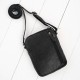 Saszetka męska skórzana czarna na ramię washed leather Paolo Peruzzi SL-03-CSBL