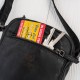 Saszetka męska skórzana czarna na ramię washed leather Paolo Peruzzi SL-03-CSBL