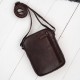 Saszetka męska skórzana brązowa na ramię washed leather Paolo Peruzzi SL-03-CSBR
