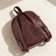 Plecak damski skórzany mały brązowy vintage Paolo Peruzzi SL-47-BR