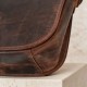 Torebka damska skórzana na ramię brązowa listonoszka duża vintage Paolo Peruzzi SL-49-HBR