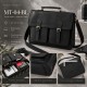 Torba męska teczka na ramię do ręki czarna vintage Paolo Peruzzi MT-04-BL
