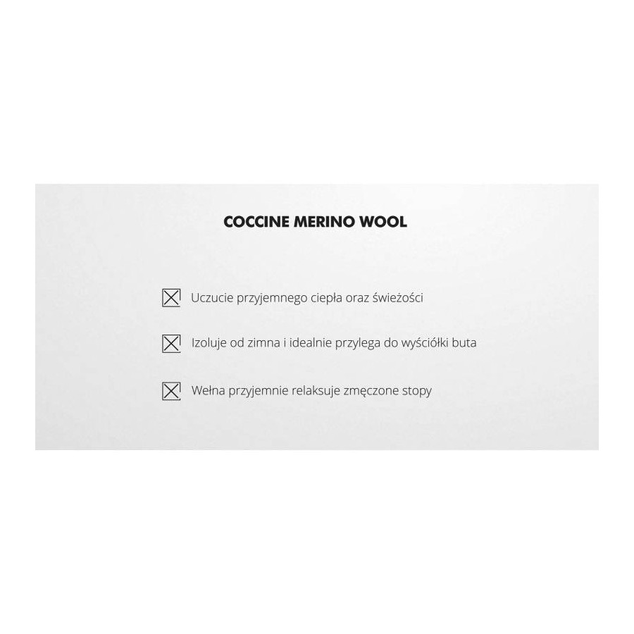 r.45 - wkładki do butów merino wool coccine