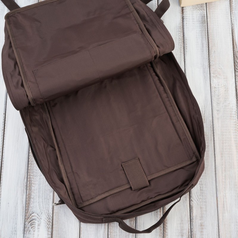 plecak męski na laptopa, mieszczący format a4 brązowy paolo peruzzi t-93-br