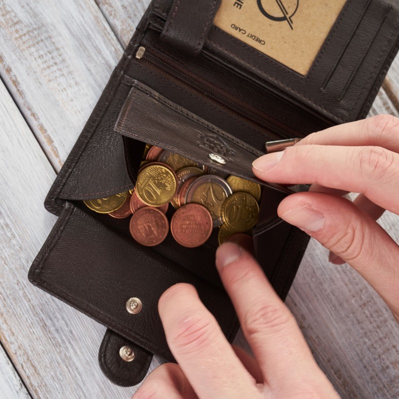 portfel męski skórzany brązowy brodrene g-28-br