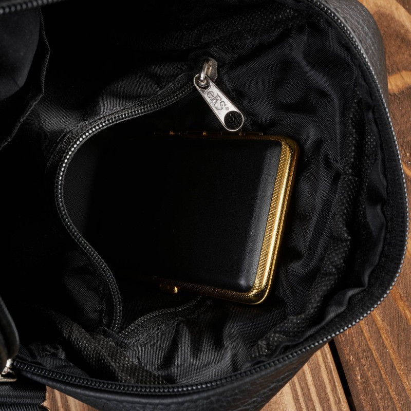 saszetka męska skórzana na ramię listonoszka męska czarna abruzzo abr-04